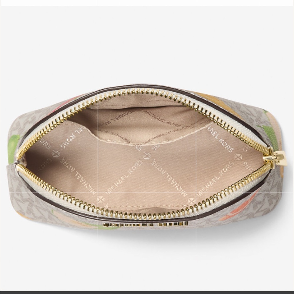 🍋🍑🍓 Michael Kors Multicolor Fruit Print Pouch🍐🍊🍓 NWT 🍑🍐🍊 - Picture 16 of 16